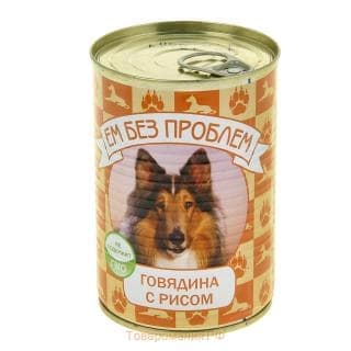 Консерва для собак  говядина с рисом -  410 гр в Алматы и в Казахстане за 940 ₸