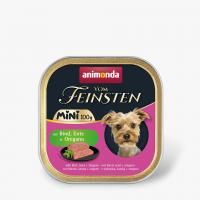 Консервы Vom Feinsten Mini Adult для собак особо мелких пород с говядиной, уткой и орегано - 100 гр в Алматы и в Казахстане за 650 ₸