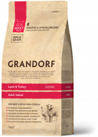 Grandorf Lamb & Turkey Adult Indoor для кошек после серьезных болезней ягненок с индейкой - 400 гр в Алматы и в Казахстане за 4 680 ₸