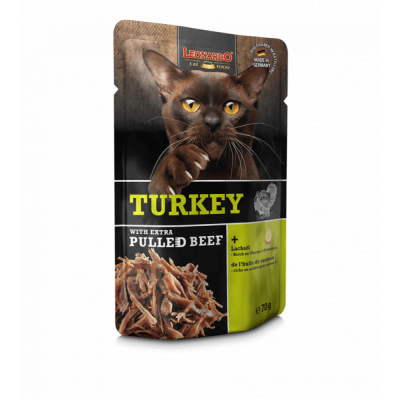 Leonardo Turkey extra pulled Beef Кусочки паштета из индейки в желе из мясного бульона -  70гр в Алматы и в Казахстане за 1 410 ₸