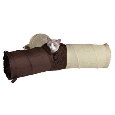 Игрушка игровой тоннель с металлическим каркасом для кошек и мелких пород собак - 50 х 22 см в Алматы и в Казахстане за 9 450 ₸