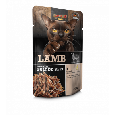 Leonardo Lamb extra pulled Beef Кусочки паштета из мяса ягненка в желе из мясного бульона - 70гр в Алматы и в Казахстане за 1 410 ₸