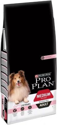 Корм Pro Plan Medium Adult Sensitive Skin для средних пород лосось - 14 кг в Алматы и в Казахстане за 53 060 ₸