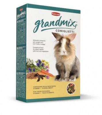 Корм для кроликов, Padovan Grandmix Coniglietti - 850 гр в Алматы и в Казахстане за 4 400 ₸