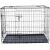 Устройства Металлическая оцинкованная клетка черная с пластиковым поддоном - S / 64 × 54 × 48 см собак в Алматы и в Казахстане