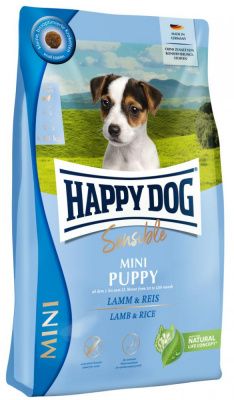 Корм для собак Happy Dog Sensible Mini Puppy, для щенков с бараниной и рисом 800 гр в Алматы и в Казахстане за 4 480 ₸