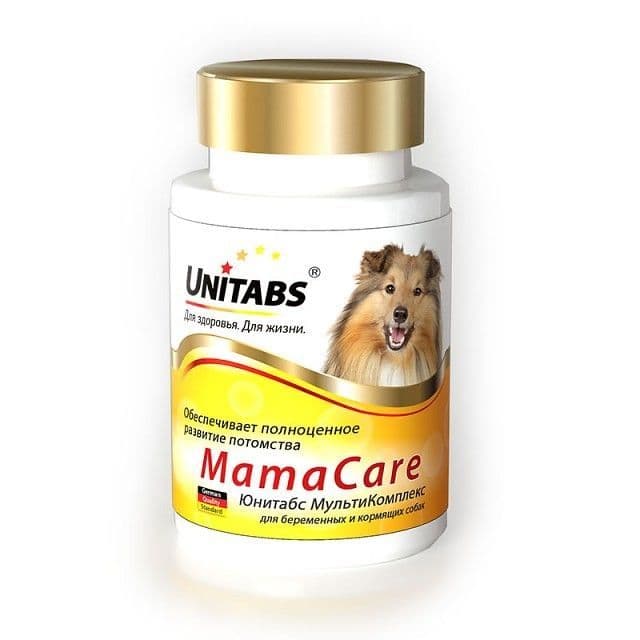  Юнитабс Mama Care для щенных и кормящих собак - 100 таблеток в Алматы и в Казахстане за 7 350 ₸