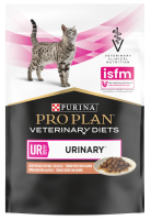 Влажный корм Pro Plan Veterinary Diets UR Urinary ST/OX при МКБ для кошек лосось - 85 гр в Алматы и в Казахстане за 830 ₸