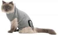 Защитная попона для кошек, M–L: 36–42 cm, grey в Алматы и в Казахстане за 10 650 ₸