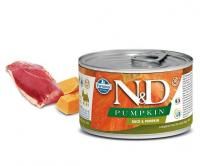 Консервы N&D Adult Mini Duck & Pumpkin для собак маленьких пород беззерновые с уткой и тыквой - 140 гр в Алматы и в Казахстане за 1 920 ₸