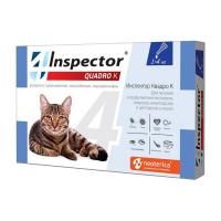 Паразитоцид Inspector Quadro K для кошек 1-4 кг - 1 пип. в Алматы и в Казахстане за 3 050 ₸