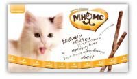 Лакомства Мнямс для кошек с цыпленком и уткой 13,5 см 10 х 5 гр в Алматы и в Казахстане за 2 500 ₸
