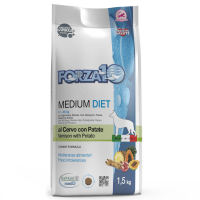 Диетический полнорационный корм Forza10 Medium Diet для взрослых собак средних пород из оленины с картофелем, 1,5 кг в Алматы и в Казахстане за 5 980 ₸