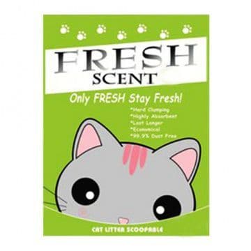 Комкующийся наполнитель Fresh Scent для туалета кошек (яблоко) - 10 л в Алматы и в Казахстане за 7 300 ₸