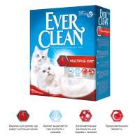 Комкующийся наполнитель Ever Clean Multiple для нескольких кошек, аромат свежести - 6 л в Алматы и в Казахстане за 16 900 ₸