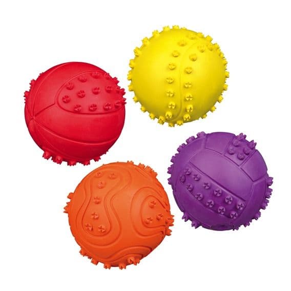 Игрушка "Каучуковый мяч с шипами" для массажа десен собак, Trixie - 6 см в Алматы и в Казахстане за 1 500 ₸