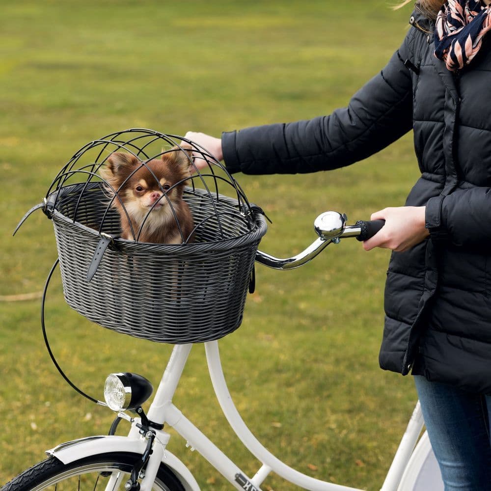 Устройства Корзина плетеная велосипедная для перевозки собак собак в Алматы и в Казахстане