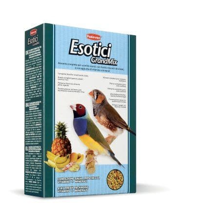 Комплексный корм Padovan Grandmix Esotici для маленьких экзотических птиц - 400 гр в Алматы и в Казахстане за 2 380 ₸