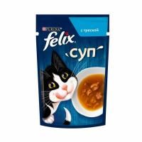 Консервы Felix Soup для взрослых кошек треска - 48 гр в Алматы и в Казахстане за 180 ₸