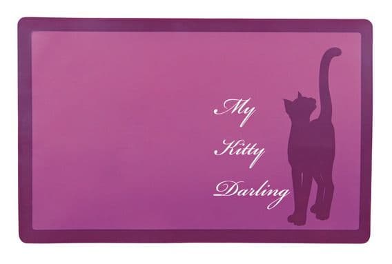 Пластиковый коврик "My Kitty darling" для кошек на нескользящем дне - 44х28 см в Алматы и в Казахстане за 1 790 ₸