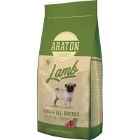 Корм Araton Junior Lamb & Rice для щенков всех пород ягненок с рисом - 15 кг в Алматы и в Казахстане за 20 300 ₸