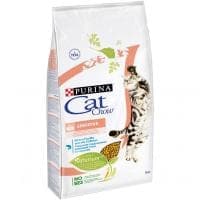 Корм Cat Chow Sensitive для взрослых кошек, с чувствительным пищеварением (Птица и Лосось) - 15 кг в Алматы и в Казахстане за 26 700 ₸