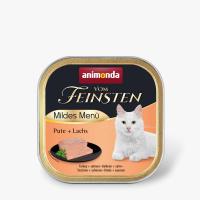 Консервы Animonda Vom Feinsten Mildes Menu для кошек, паштет с индейкой и лососем, 100 гр в Алматы и в Казахстане за 1 130 ₸