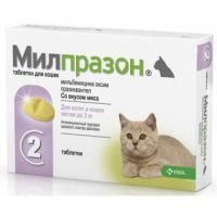Антигельминтик Милпразон для котят и молодых кошек, KRKA - 1 табл. в Алматы и в Казахстане за 1 730 ₸
