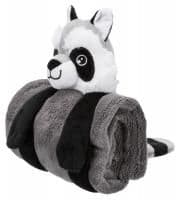 Подстилка лежак Trixie Cuddly Set для собак с игрушкой, плюш (Тёмно-Серый) - 75х50 см для собак в Алматы и в Казахстане