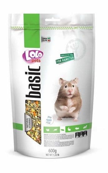 Корм для хомяков, Hamster Food Complete LoLo Pets - 600 гр в Алматы и в Казахстане за 1 300 ₸