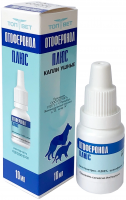 Отоферонол Плюс капли ушные для собак и кошек лечение отодектоза -  10 мл в Алматы и в Казахстане за 1 520 ₸