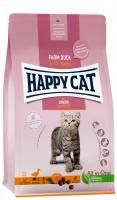 Корм для кошек Happy Cat Junior Ente, для котят 4-12 мес, с уткой,  1,3 кг в Алматы и в Казахстане за 5 150 ₸