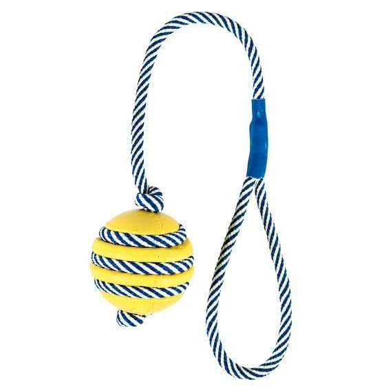 Игрушка плетенный мяч Denta Fun для десен собак - 40 см в Алматы и в Казахстане за 2 090 ₸