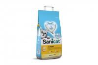 Впитывающий наполнитель Sanicat Classic Fragrance Free для туалета кошек, без запаха, 20 литров в Алматы и в Казахстане за 7 550 ₸