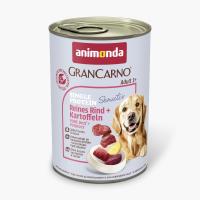 Консервы Gran Carno Sensitiv для взрослых собак с говядиной и картофелем - 400 гр в Алматы и в Казахстане за 2 280 ₸