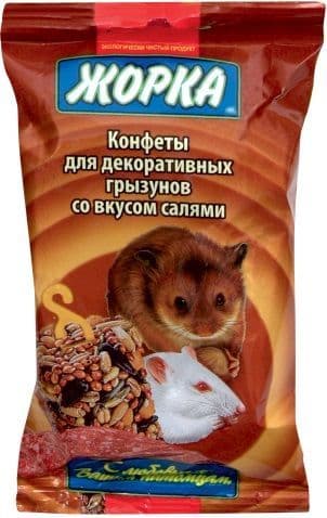 Конфета для грызунов со вкусом салями 2 шт, Жорка - 100 гр в Алматы и в Казахстане за 610 ₸