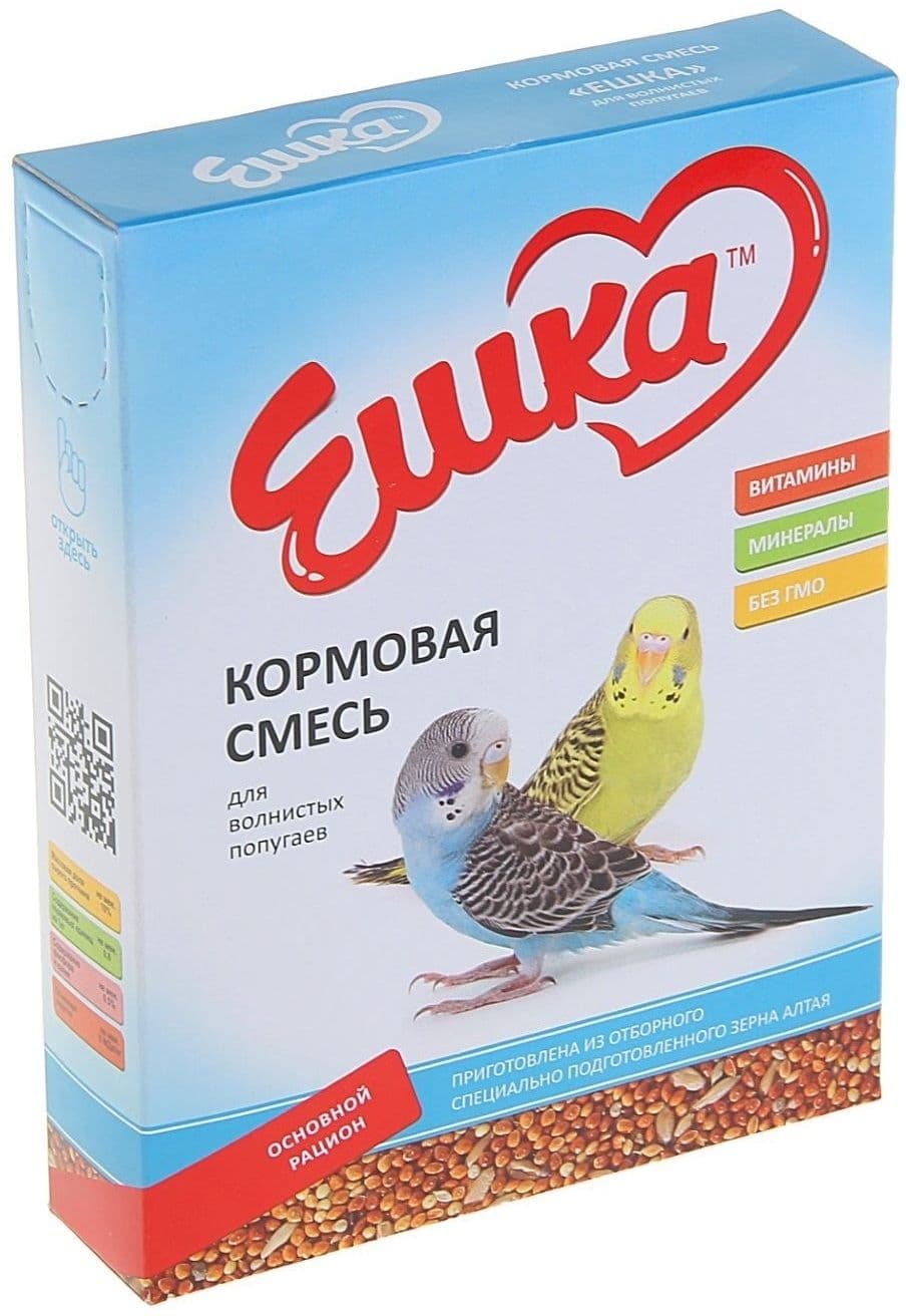 Кормовая смесь для волнистых попугаев - 500 гр в Алматы и в Казахстане за 680 ₸