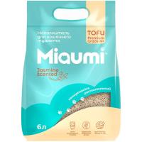 Натуральный комкующийся наполнитель для кошачьего туалета Miaumi Tofu Jasmine Scented - 6 л в Алматы и в Казахстане за 3 850 ₸