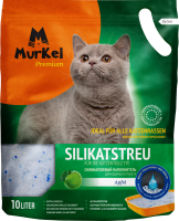 Впитывающий наполнитель Murkel для туалета кошек (Яблоко) - 10 л в Алматы и в Казахстане за 7 650 ₸
