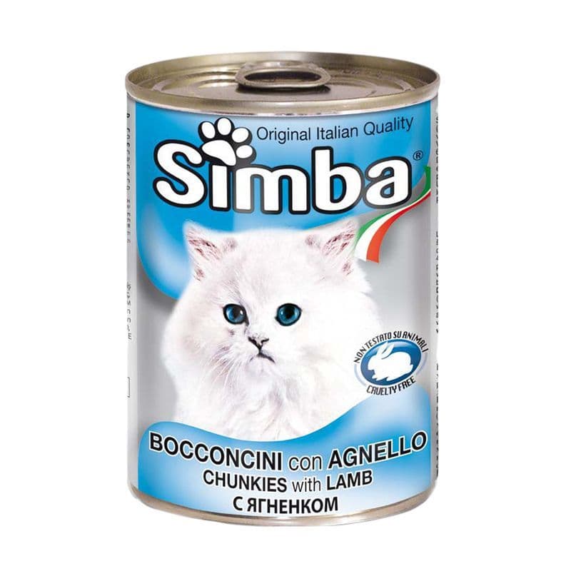 Консервы Monge Simba для кошек (Баранина) - 415 г в Алматы и в Казахстане за 830 ₸