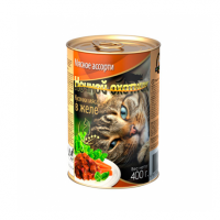 Консервы для кошек мясное ассорти в желе - 400 гр в Алматы и в Казахстане за 1 240 ₸