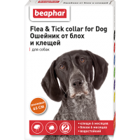 Ошейник Flea&Tick от блох и клещей для собак, Beaphar - 65 см в Алматы и в Казахстане за 1 790 ₸