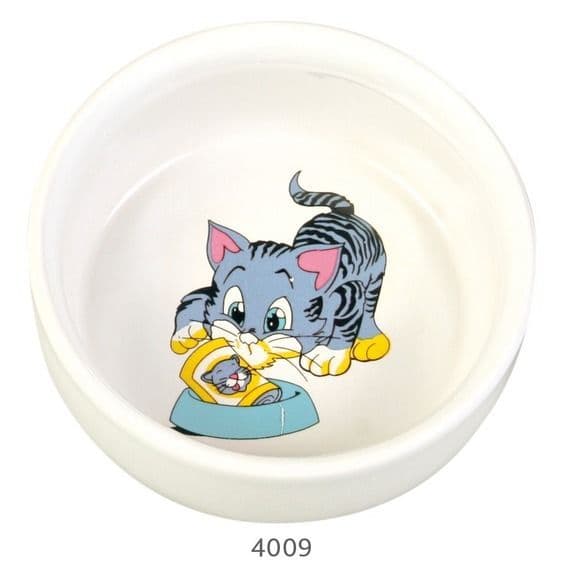 Керамическая миска-мультик для котят и кошек - 300 мл в Алматы и в Казахстане за 1 850 ₸