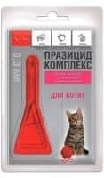 Празицид-комплекс  Api-San для котят, от глистов, клещей, вшей, 1 пипетка в Алматы и в Казахстане за 2 800 ₸