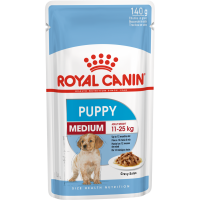Влажный корм Royal Canin Medium puppy для щенков до 12 месяцев - 10 шт / по 140 гр в Алматы и в Казахстане за 10 200 ₸