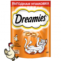 Dreamies Chicken со вкусом курицы - 140 гр в Алматы и в Казахстане за 1 090 ₸