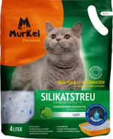 Впитывающий наполнитель Murkel для туалета кошек (Яблоко) - 4 л в Алматы и в Казахстане за 3 300 ₸