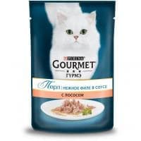 Корм Gourmet Perle для кошек (Лосось) - 85 г в Алматы и в Казахстане за 210 ₸