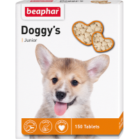 Витаминизированное лакомство Doggy's Junior для щенков, Beaphar - 150 табл. в Алматы и в Казахстане за 2 060 ₸
