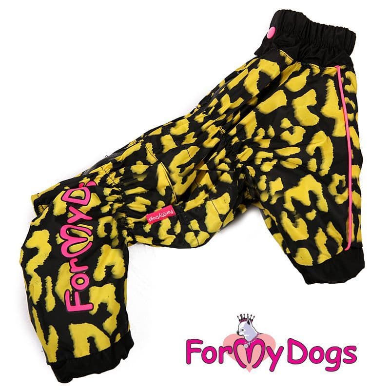 Комбинезон на флисе ForMyDogs для мальчиков (Желто-черный) - 8 р для собак в Алматы и в Казахстане